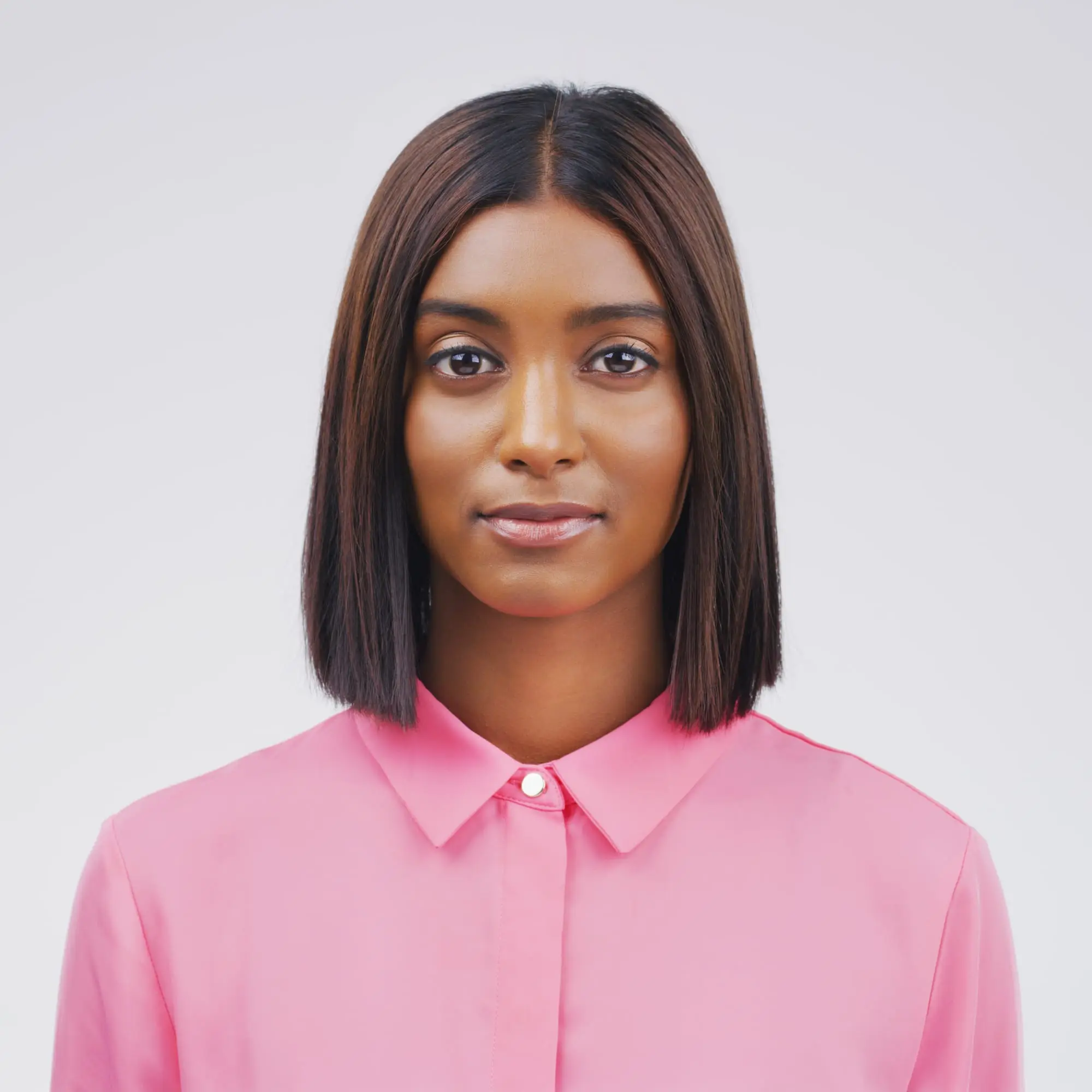 A person completing identity verification